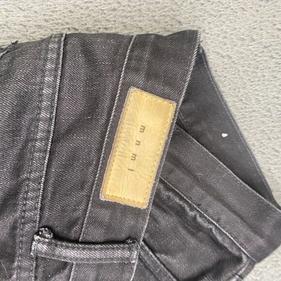 MNML Jeans Mens 30 (32x33) Skinny Distressed Black Wash Denim Casual - Picture 5 of 11